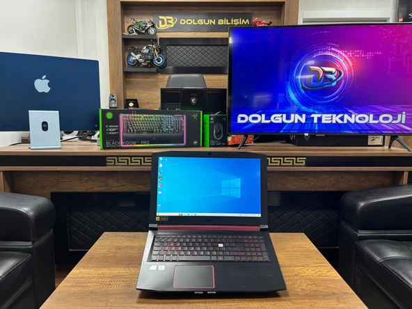 Acer Nitro 5 AN515-51 i7 7700HQ 12GB RAM 120GB SSD 500GB HDD GTX1050 4GB 15.6" Oyuncu Notebook (İKİNCİ EL) ürün görseli 1