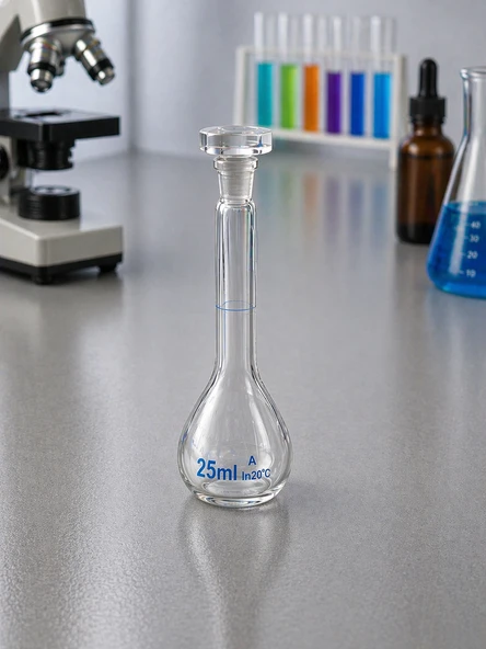 Balon Joje Kapaklı Ns Şilifli Borosilikat 25 ml ürün görseli 1
