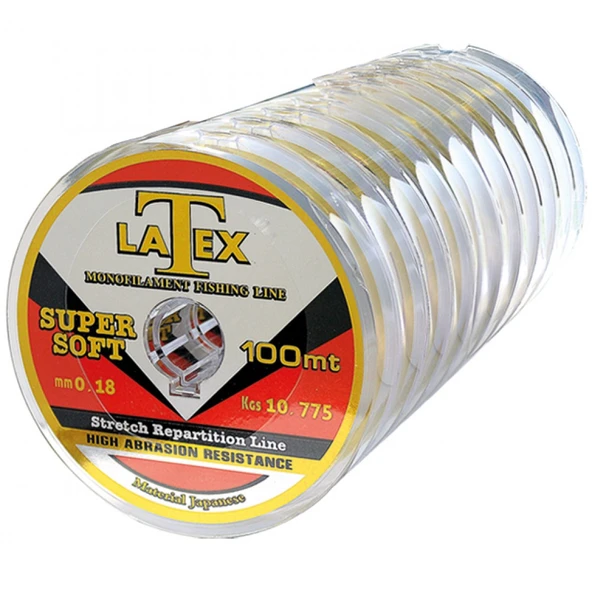 Latex Süper Soft Monofılament 100mt Olta Misina Balık Misinası ürün görseli 1