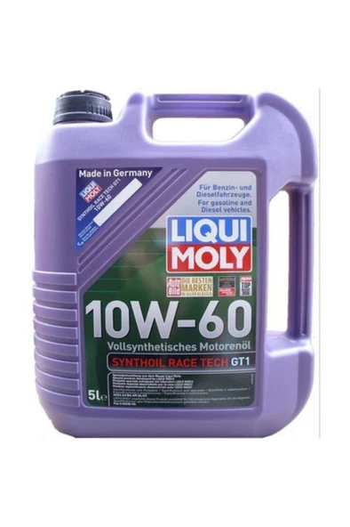 Synthoil Race Tech GT1 10W-60 Motor Yağı (5 Litre) ürün görseli 1