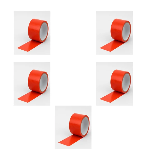 Omeyva Takviyeli Tamir Bandı - İzolasyon Onarım Çadır Bandı - Turuncu - 48 mm x 10 YRD - 5 Rulo ürün görseli 1