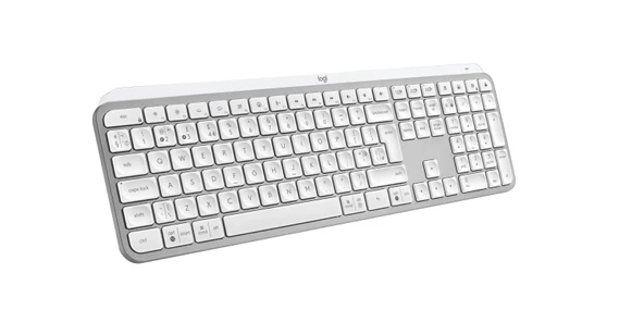 Logitech MX Keys S - Açık gri, İngilizce QWERTY düzeni ürün görseli 1