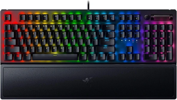 Razer BlackWidow V3 (Sarı Anahtar) - Chroma RGB ile Mekanik Sistem (Dijital çok işlevli ve orta düzey, Ergonomik işlemeli, Kabeldragningsalternatif) Siyah, Kuzey Düzeni ürün görseli 1