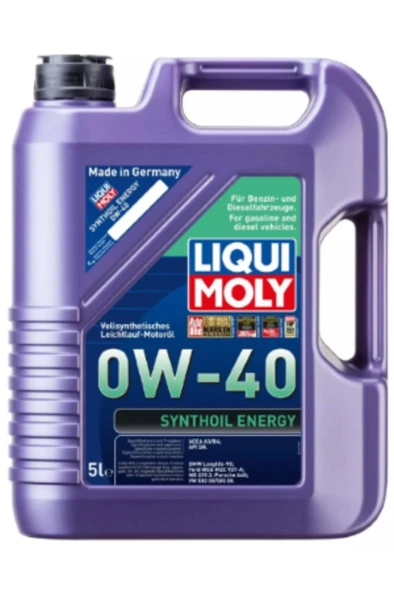 Synthoil Energy 0W-40 Motor Yağı (5 Litre) ürün görseli 1
