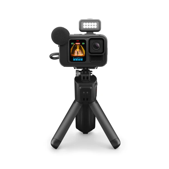 GoPro HERO13 Black Creator Edition - HERO13 Black, Volta (Battery Grip, Tripod, Remote), Media Mod, Light Mod, Enduro Pil, Manyetik Kilitleme Montaj Parçası ve Taşıma Çantası içerir ürün görseli 1