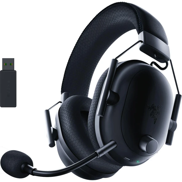 Razer BlackShark V2 Pro (2023) PC için - Premium Kablosuz Espor Kulaklığı (HyperClear Süper Geniş Bant Mikrofon, Triforce Titanium 50mm Sürücü, HyperSpeed ​​Kablosuz Teknolojisi, 70 Saat) Siyah ürün görseli 1