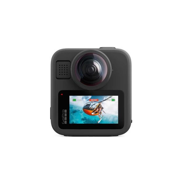 GoPro MAX2 - su geçirmez 360 derece aksiyon kamerası + dokunmatik ekranlı geleneksel aksiyon kamerası, 8K küresel video, 29MP 360 derece fotoğraflar, kolayca değiştirilebilir lensler, HyperSmooth ürün görseli 1