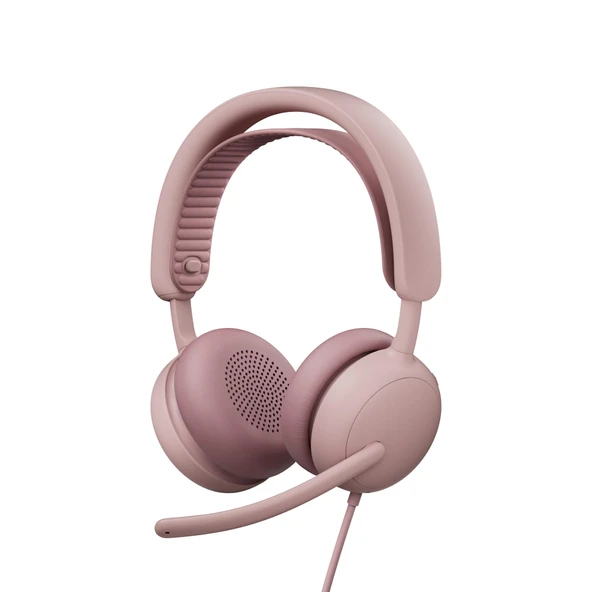 Logitech Zone Wireless 2 ES for Business - Uyarlanabilir Hibrit ANC, Bluetooth, USB-C ve USB-A özellikli Kablosuz Gürültü Önleyici Kulaklık, Microsoft Teams için Sertifikalı - Pembe ürün görseli 1