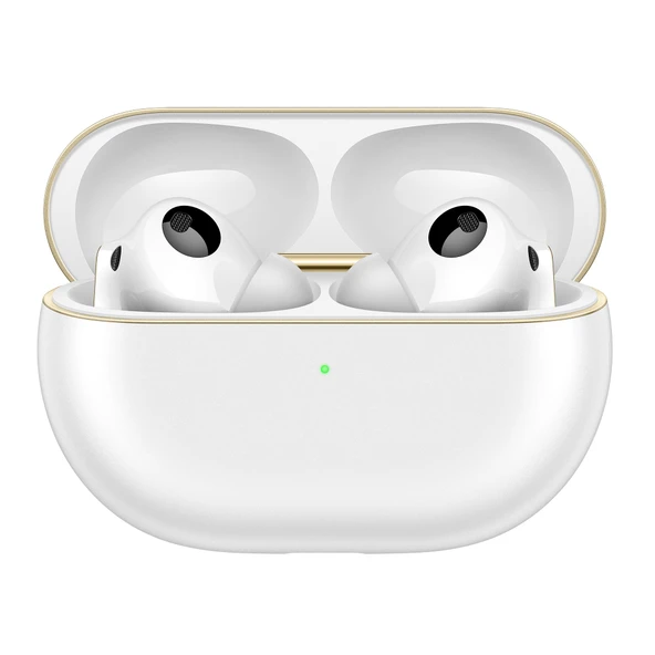 Huawei FreeBuds Pro 4, Çift Sürücülü Gerçek Ses, Kararlı ve Net Aramalar, Akıllı Dinamik ANC, Gümüş Tel Tasarımı, Kafa Hareketi Tabanlı Kontrol, Android ve iOS ile uyumlu, Beyaz ürün görseli 1