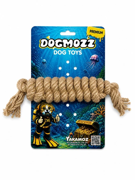 Dogmozz Premium Mısır Örgülü İp Oyuncak 30 Cm ürün görseli 1