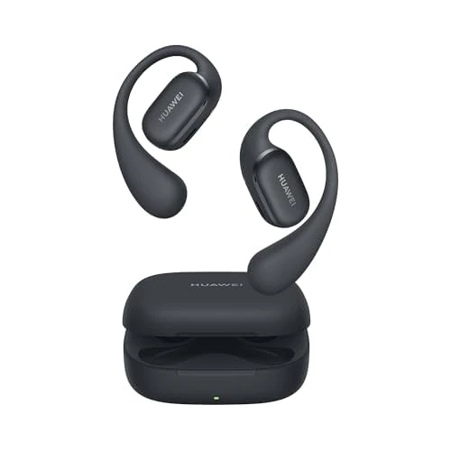 Huawei FreeArc Açık Kulak Kulaklıklar, Sterling Sesli Bluetooth Kulaklıklar, Optimum Destek ve Konfor, IP57 Su Geçirmez, 28 Saat Çalma Süresi, Spor Kulaklıkları, iOS ve Android ve Windows, Siyah ürün görseli 1