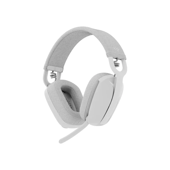 Logitech Zone Vibe Kablosuz Kulaklık çevresel Bluetooth kablosuz adaptör USB-C, Microsoft Teams için Off-White Sertifikalı ürün görseli 1