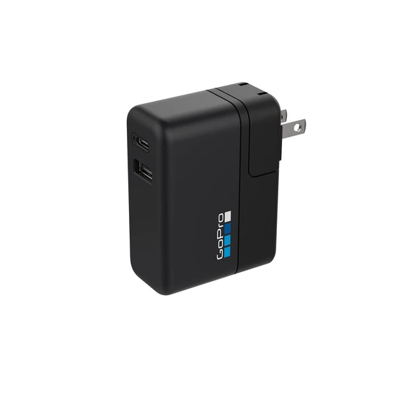 GoPro Süper Şarj Cihazı - uluslararası ikili şarj cihazı + USB-C 3A (Resmi GoPro aksesuarı) ürün görseli 1