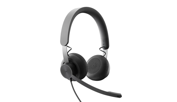 Logitech Business Zone Kablolu Ekipler Kulaklığı Grafit ürün görseli 1