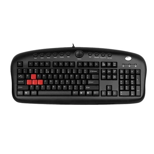 A4 TECH KB-28G USB Q Trk Siyah Gaming Klavye Bilek Desteği Hediye ürün görseli 1