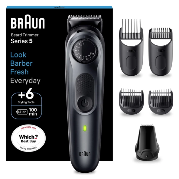 Braun sakal kesme makinesi - BT5450, siyah ürün görseli 1