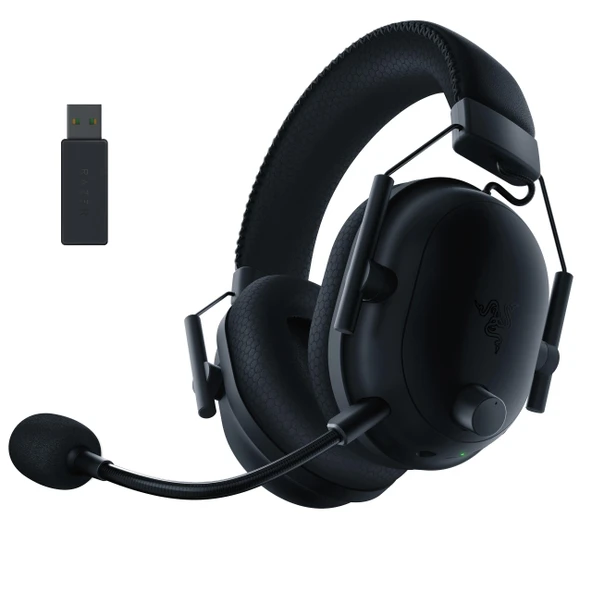 Razer BlackShark V2 Pro - Birinci sınıf kablosuz espor kulaklığı (HyperSpeed ​​Kablosuz teknolojisi, Triforce Titanium 50 mm sürücü, HyperClear Supercardioid mikrofon) Siyah ürün görseli 1