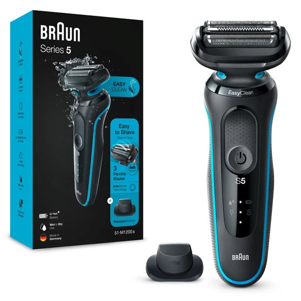 Braun Series 5 51-M1200s Seco/Mojado + Kayıt Aksesuarları ürün görseli 1