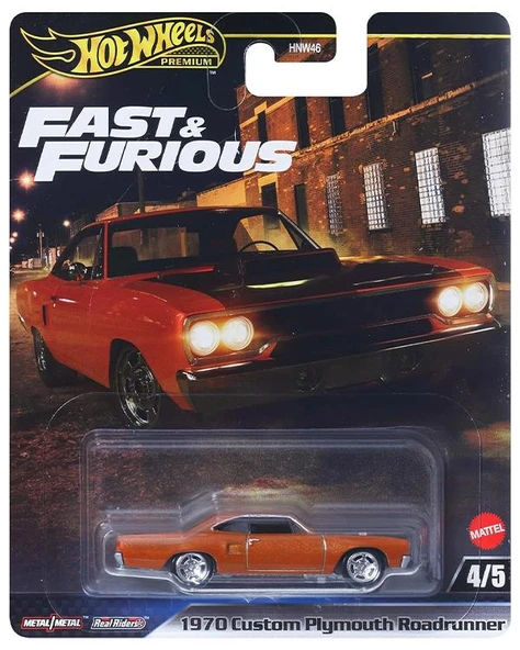 Hot Wheels Premium 1970 Custom Plymouth Roadrunner JBL87 ürün görseli 1
