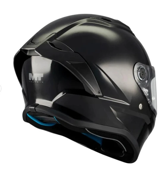 KASK MT STINGER PURE A1 PARLAK SİYAH - Resim 3