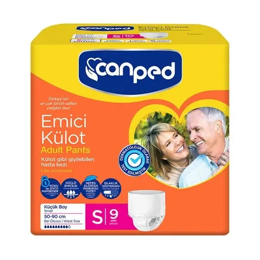 Canped Emici Külot S Beden Küçük Boy 9x4 36 Adet ürün görseli 1