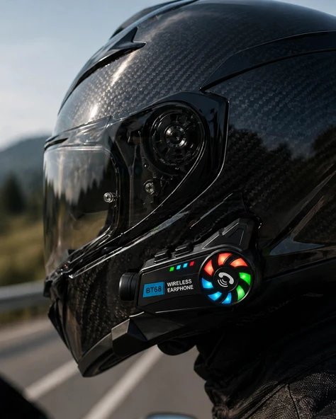 Kask Kamerası Bluetooth Bağlantılı 1080P Kayıt ve Akıllı Kontrol Sistemi ürün görseli 1