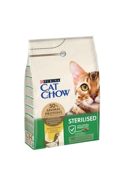 Kısırlaştırılmış Tavuk Etli Yetişkin Kedi Maması 3kg ürün görseli 1