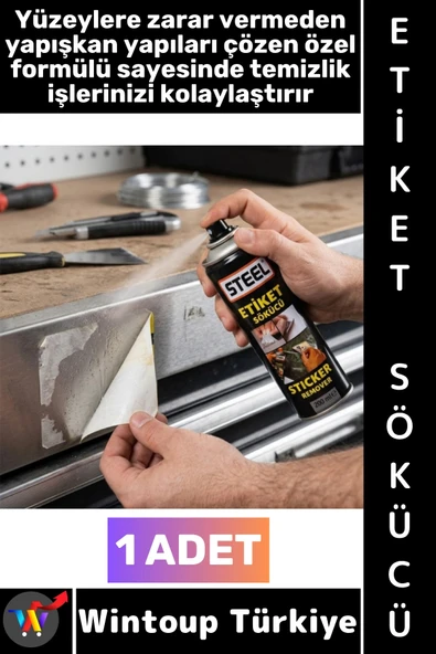 #Sprey Özel Üretim Cam Metal Plastik Ahşap Seramik Yüzey Hızlı Temizleme Yapışkan Çözücü Güçlü Sticker Giderici Aerosol ürün görseli 1