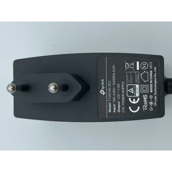 TP-Link T120100-2C1 Modem Adaptörü Power Supply 12V 1,5AMPER ürün görseli 1