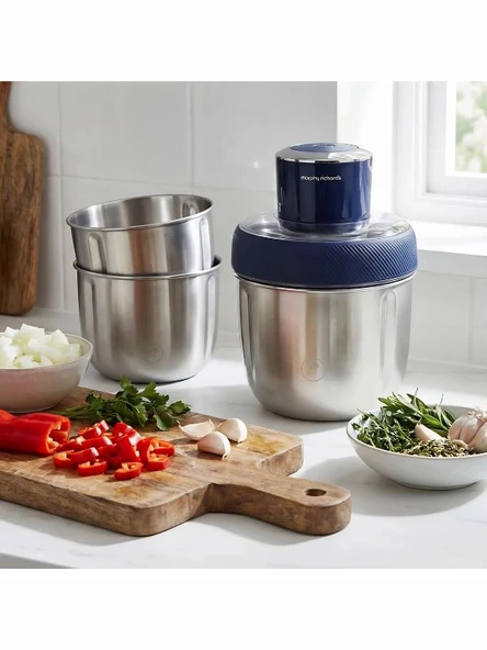 Morphy Richards MBC-FCB2E Çok Amaçlı 3 Kaseli Doğrayıcı ürün görseli 1