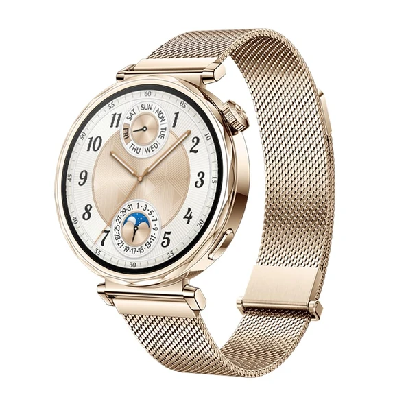 Huawei Watch GT 5 41 mm Akıllı Saat, Sanatsal Tasarım, Gelişmiş Koşu ve Bisiklet İşlevleri, Sağlık İzleme, 7 Güne Kadar Pil Ömrü, iOS ve Android ile Uyumlu, Altın ürün görseli 1