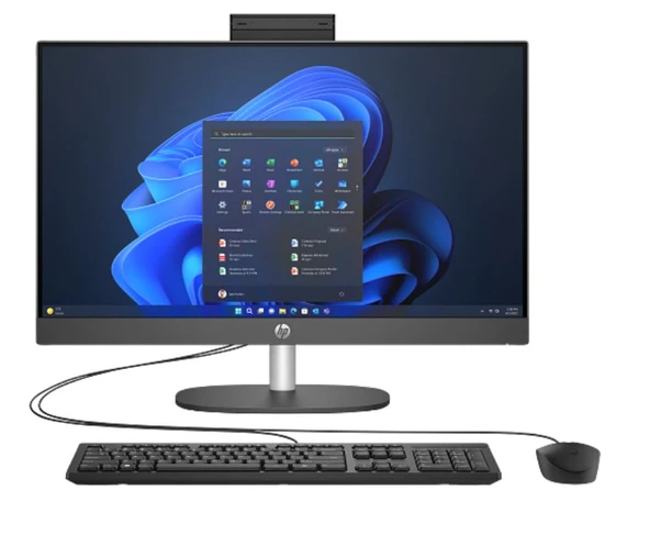 HP ProOne 240 G10 D1ZF0ET Ultra 5 125U 8GB 512GB SSD O/B Intel UHD 23.8" Beyaz DOS All in One PC ürün görseli 1