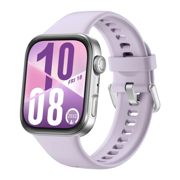 Huawei Watch FIT 4 Akıllı Saat, Spor Fitness Takip Cihazı, 5ATM Su Geçirmez, Sağlık Analizleri, 10 Güne Kadar Pil, Android™ ve iOS ile Uyumlu, +6 Ay Uzatılmış Garanti, Mor ürün görseli 1