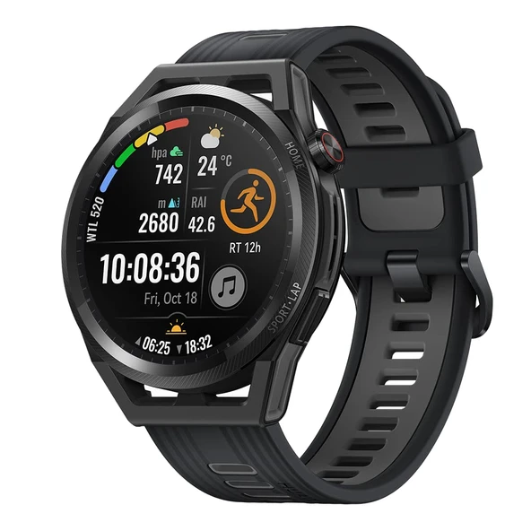 Huawei Watch GT Runner 46 mm Akıllı Saat, 5 Sistemli Çift Bantlı GNSS, Doğru Kalp Atış Hızı Takibi, Bilimsel Koşu Programı, Yapay Zeka Koşu Antrenörü, Siyah, Almanca Versiyon ürün görseli 1