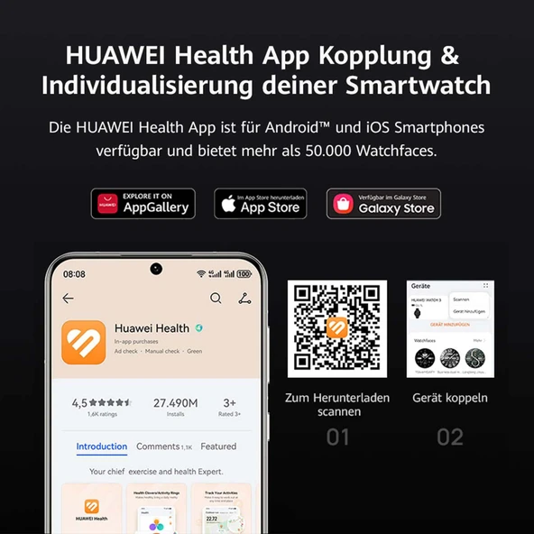 Huawei WATCH 5 Akıllı Saat, - Resim 7