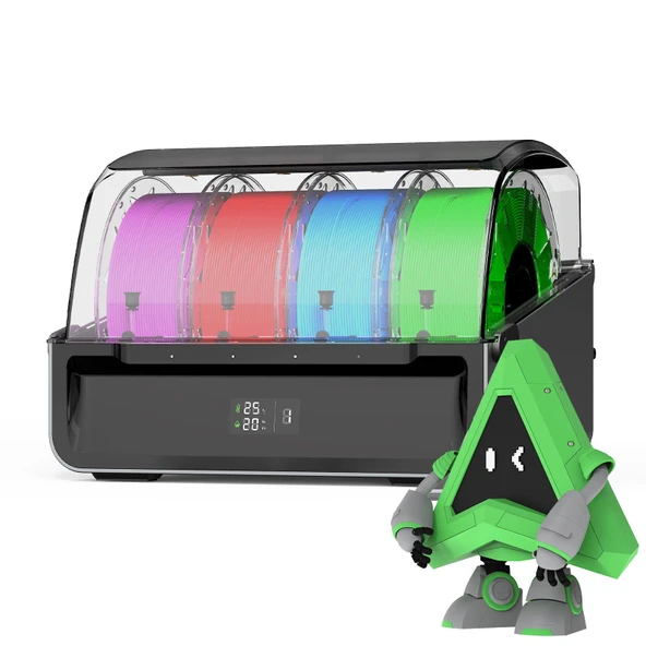 Creality CFS, Çok renkli otomatik filament sistemi, Neme dayanıklı filament saklama bölmeli, K2 Plus/Hi için 16 renkli baskı için dört cihazın paralel çalışmasını destekler ürün görseli 1