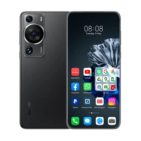 Huawei P60 Pro, Ultra Lighting XMAGE kamera, 8 GB+256 GB, 4815 mAh yüksek performanslı pil, Google uygulamaları GBox aracılığıyla kullanılabilir, siyah ürün görseli 1