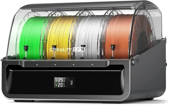 K2 Plus için Creality CFS filament sistemi Creality Hi, otomatik filament tanımlama, filamentler için otomatik nem depolama ürün görseli 1