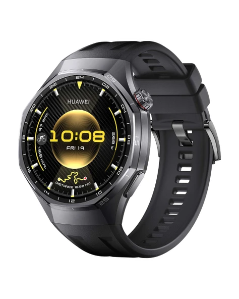 Huawei Watch GT 6 Pro Akıllı Saat, GPS, EKG, 1,47" AMOLED ekran, 21 güne kadar pil ömrü, kapsamlı bisiklet özellikleri, 100'den fazla spor modu, Android™ ve iOS ile uyumlu, sağlık izleme, siyah, 46 mm ürün görseli 1