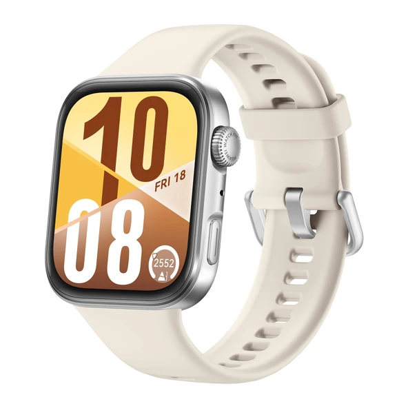 Huawei Watch FIT 4 Akıllı Saat, Spor Fitness Takip Cihazı, 5ATM Su Geçirmez, Sağlık Analizleri, 10 Güne Kadar Pil, Android™ ve iOS ile Uyumlu, +6 Ay Uzatılmış Garanti, Beyaz ürün görseli 1
