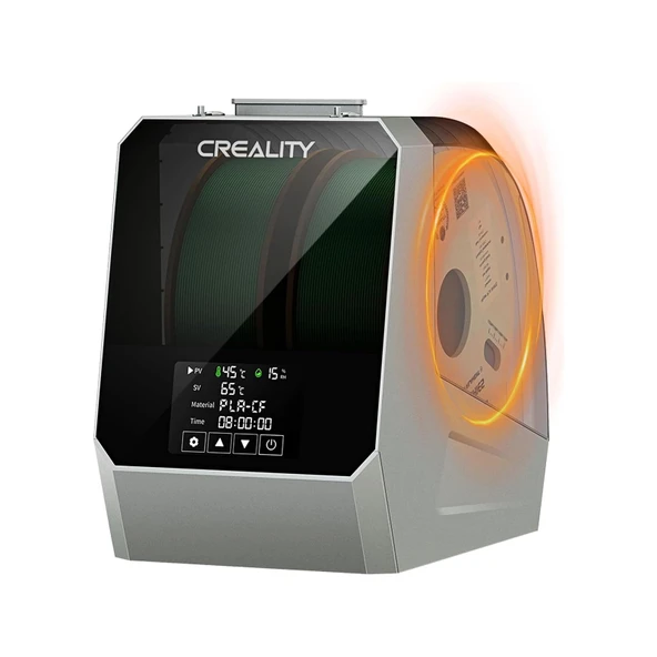 Creality 2 rulo filaman kurutucu, Space Pi Plus 3D yazıcı filaman kurutucu, çift 360° sıcak hava ısıtma, 1,75/2,85 mm PLA PETG ABS TPU naylon için filaman kurutucu ürün görseli 1