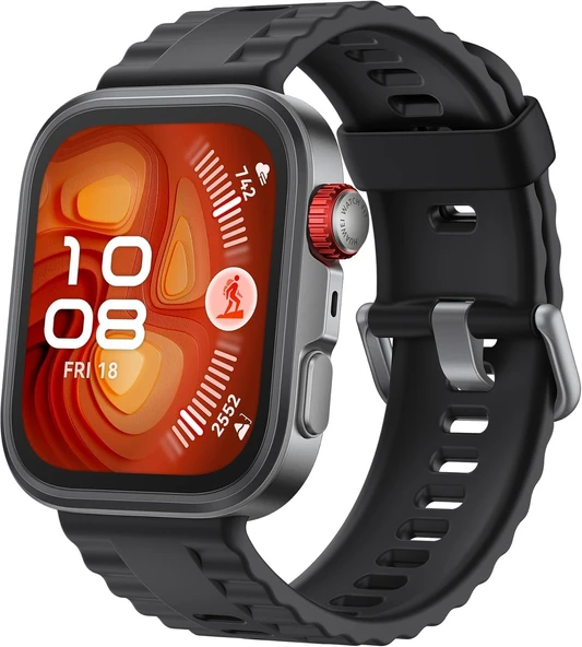 Huawei Watch FIT4 Pro Akıllı Saat, 1,8 İnç Safir Ekran ve Titanyum Alaşımlı Çerçeve, Dış Mekan Meraklıları için GPS, EKG Analizi, 10 Güne Kadar Pil Ömrü, iOS ve Android Uyumlu, Siyah ürün görseli 1