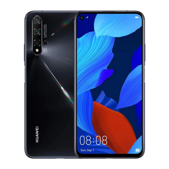 Huawei Nova 5T 128GB/6GB RAM Çift SIM sözleşmesiz siyah ürün görseli 1
