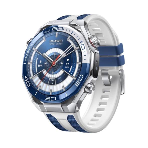 Huawei Watch Ultimate 2 Akıllı Saat, GPS, Zirkonyum Tabanlı Sıvı Metal Kasa, 150 Metre Dalış Saati, Sonar Tabanlı Sualtı İletişimi, Doğru Sağlık Monitörü, eSIM Hücresel Aramalar, Mavi ürün görseli 1
