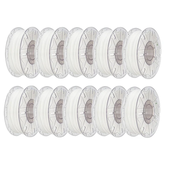 Creality Hyper PLA RFID Filament 1.75mm Beyaz 10'lu Paket, Yüksek Hızlı 3D Yazıcı Filamenti ürün görseli 1