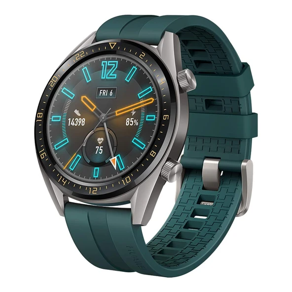 Huawei Watch GT Active Akıllı Saat (46 mm Amoled Dokunmatik Ekran, GPS, Fitness Takipçisi, Nabız Monitörü, 5 ATM Su Geçirmez) Turuncu ürün görseli 1
