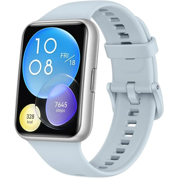 Huawei Watch FIT 2 Akıllı Saat, 1,74 inç FullView ekran, Bluetooth çağrısı, sağlık yönetimi, uzun pil ömrü, SpO2 tespiti, +6 ay uzatılmış garanti, Isle Blue ürün görseli 1