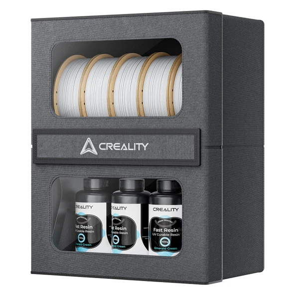 Creality Filament Kurutma Kutusu, 10 Rulo, Manyetik Kapaklı 3D Filament Depolama, Nem ve Toz Koruması, Büyük Kapasite ürün görseli 1