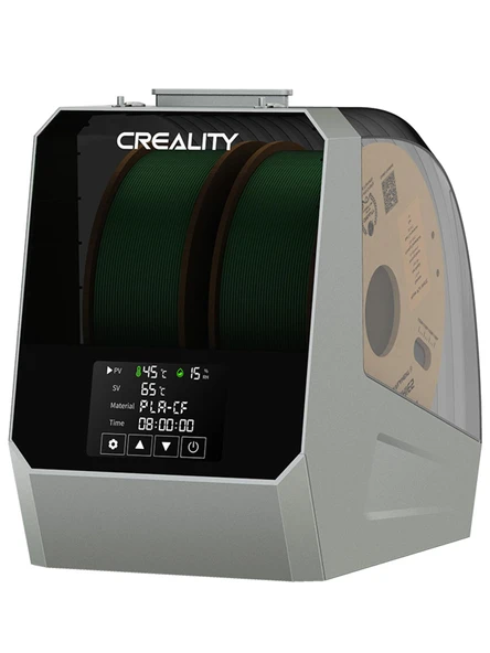 Creality Space PI Plus Filament Kurutucu - 2 rulo kapasitesi, 48 saatlik zamanlayıcı, 3,7" dokunmatik ekran, PTC ısıtıcı ve 1,75/2,85 mm PLA PETG ABS TPU Naylon için 360° sıcak hava sirkülasyonu ürün görseli 1