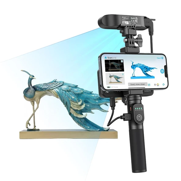 Creality 3D Tarayıcı Ferret Pro, Resmi CR Tarama Ferret Pro 3D Tarayıcı, Kablosuz Tarama, Sarsıntı Önleyici Takip, Hızlı Tam Renkli Tarama, 0,1 mm Doğruluk ürün görseli 1